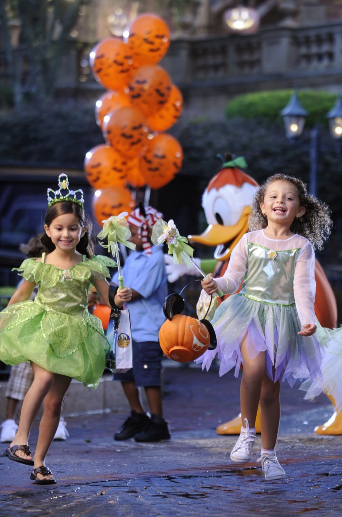 Trick or Treating at Mickey's Not So Scary Halloween Party; Photograph by Kent Phillips