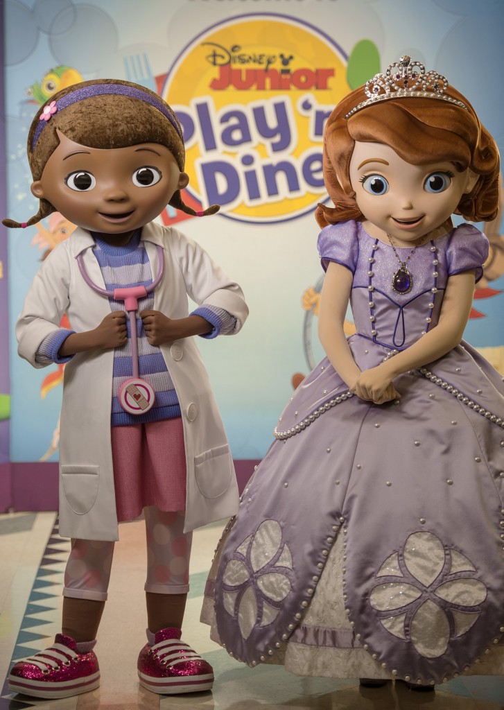 Doc McStuffins and Sofia the First - Photo by Kent Phillips/Disney