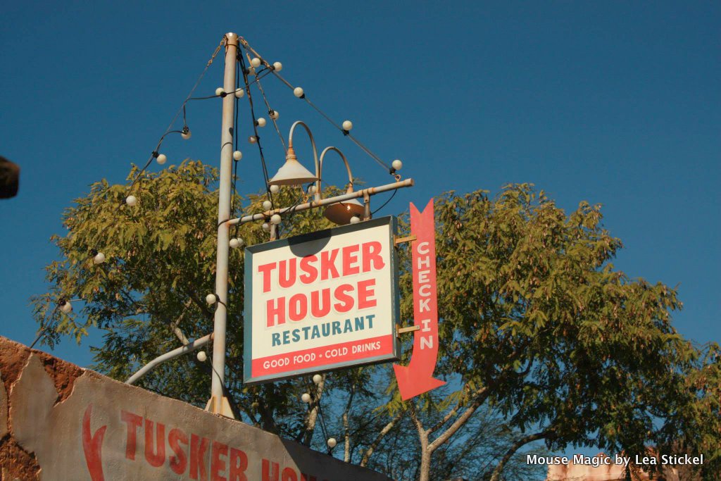 Tusker House sign