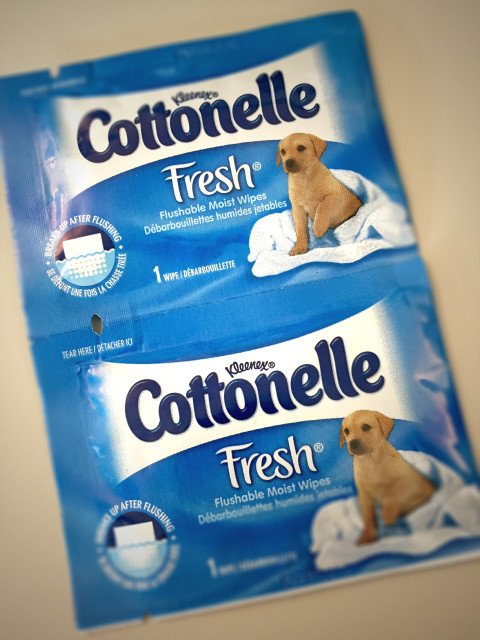 Cottonelle Wipes - travel packs