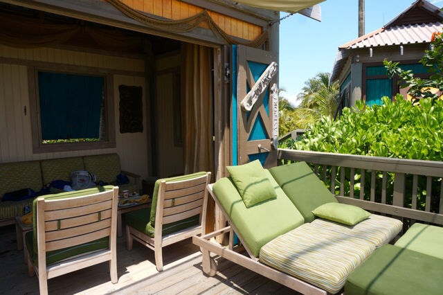 Castaway Cay Private Cabana comfy lounges