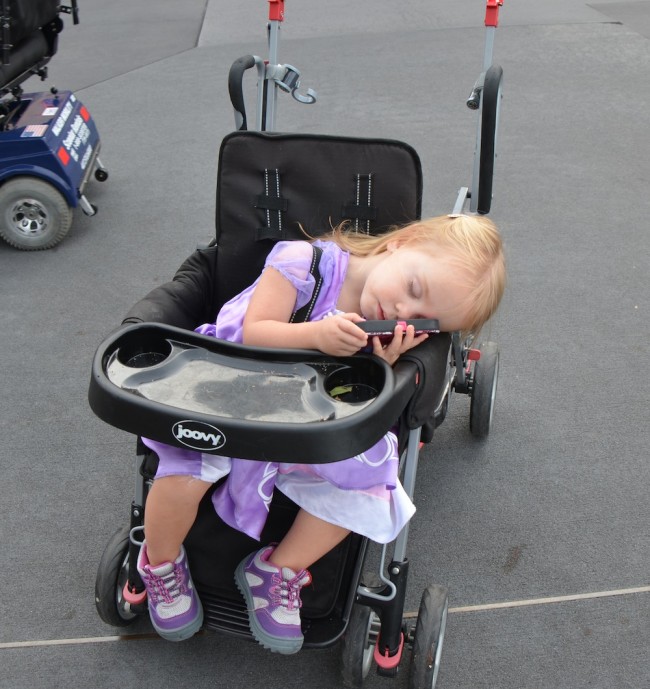 Baby Sleeping in Stroller