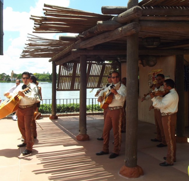 Mariachi band Margarita stand in the Mexico Pavilion at Epcot-Picture by Lisa McBride