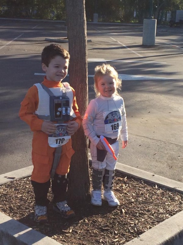 It doesn't get much cuter than tiny people in adorable race costumes. 