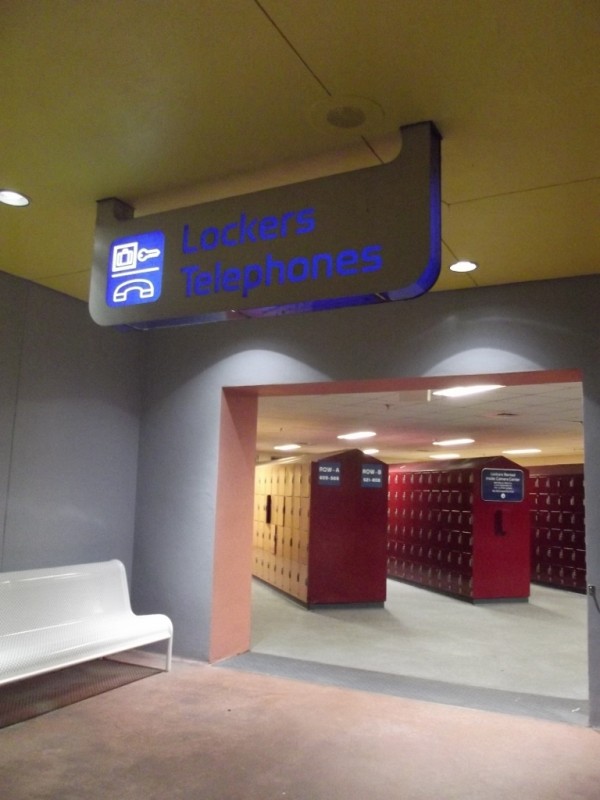 Lockers at Epcot-Picture by Lisa McBride