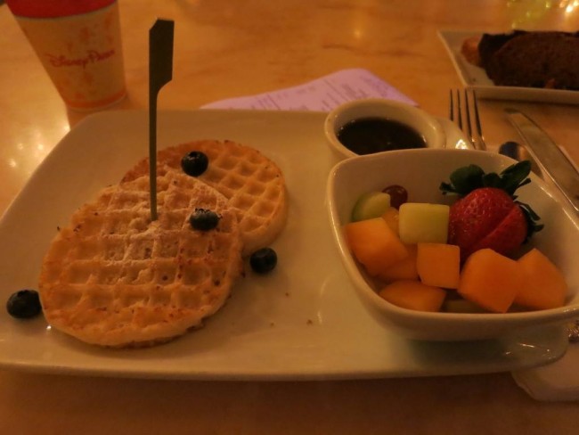 Waffles from the allergy menu at Be Our Guest -Photo Credit Ariana Thwaite Freimuth