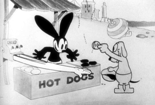 Oswald the Lucky Rabbit "Hot Dog" 