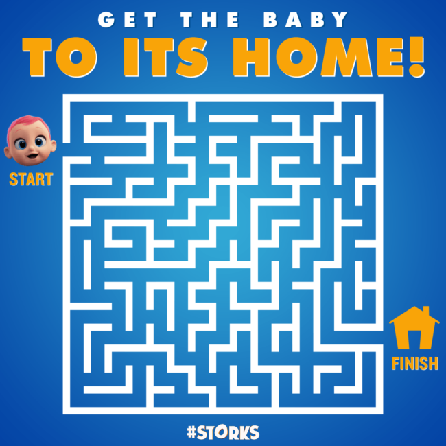 Help Get the Baby Home Maze