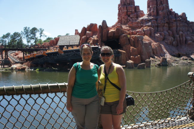 View of Big Thunder Mountain Railroad from Pappys Pier