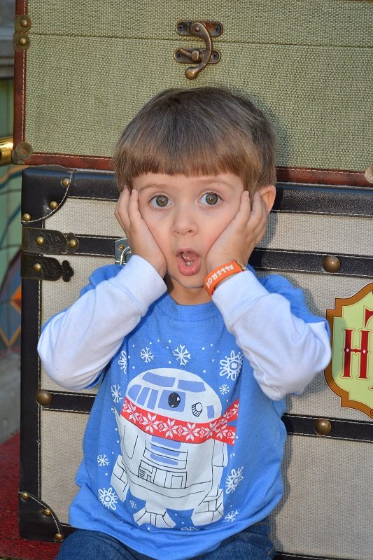 Shocked face - Disneyland attractions for toddlers