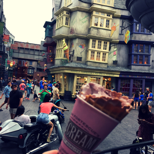 Ice Cream Diagon Alley- Wizarding World of Harry Potter