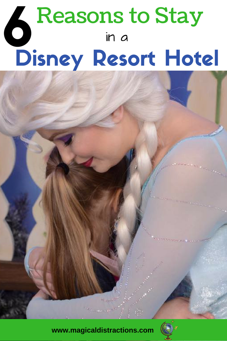 6 reasons why staying on-site in Disney Resort Hotel adds magic to your vacation. 