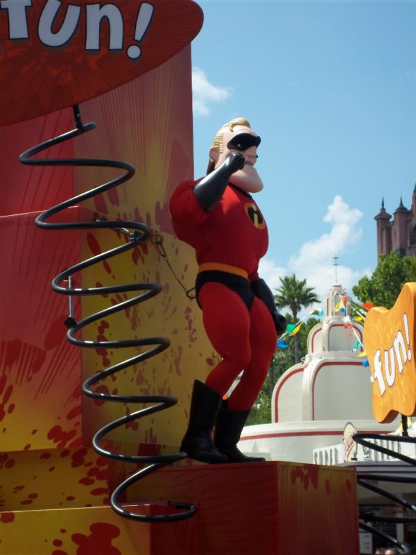 Things I Miss series Mr. Incredible-Pixar Pals Countdown to Fun Parade-Photo Credit Lisa McBride
