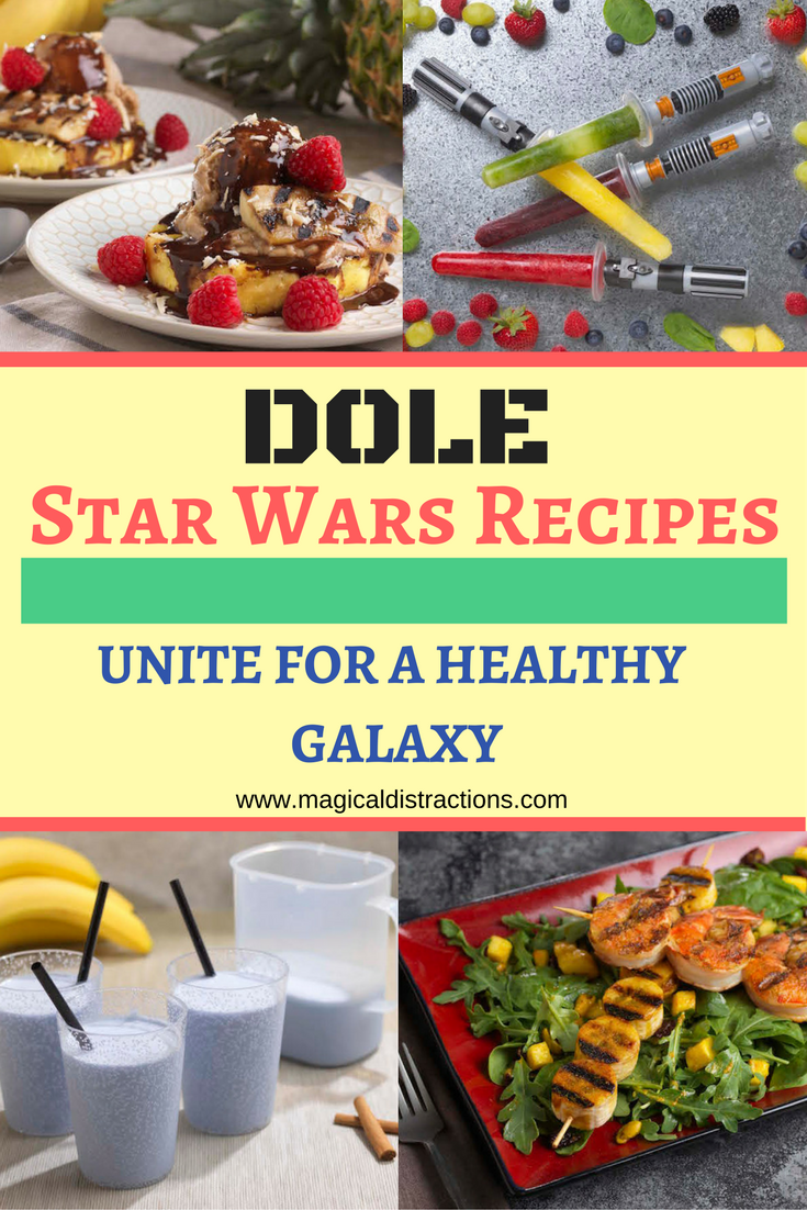 Unite for a Healthy Galaxy provides families with Dole Star Wars recipes.