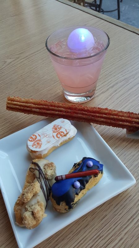 Try the limited edition Star Wars mini eclairs at Galactic Nights.